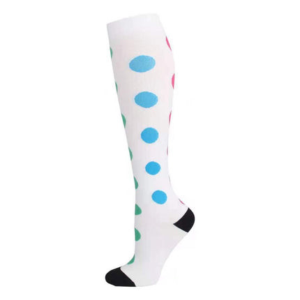 Compression Socks for Men & Women Non-Slip Long Tube Ideal for Running,Nursing,Circulation