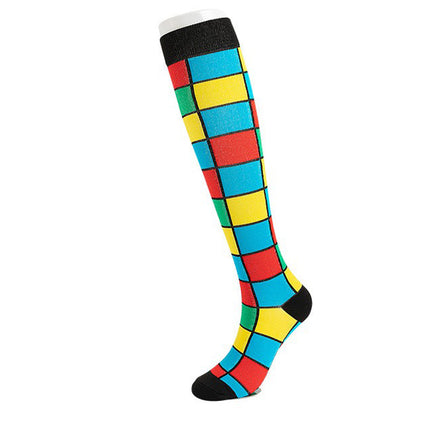 Compression Socks for Men & Women Non-Slip Long Tube Ideal for Running,Nursing,Circulation