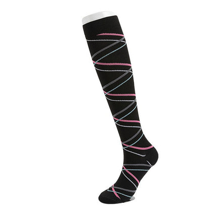 Compression Socks for Men & Women Non-Slip Long Tube Ideal for Running,Nursing,Circulation