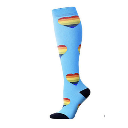 Compression Socks for Men & Women Non-Slip Long Tube Ideal for Running,Nursing,Circulation  2