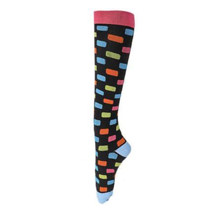 Compression Socks for Men & Women Non-Slip Long Tube Ideal for Running,Nursing,Circulation