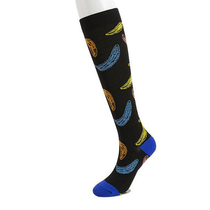 Compression Socks for Men & Women Non-Slip Long Tube Ideal for Running,Nursing,Circulation  1