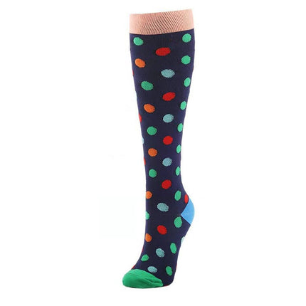 Compression Socks for Men & Women Non-Slip Long Tube Ideal for Running,Nursing,Circulation  2