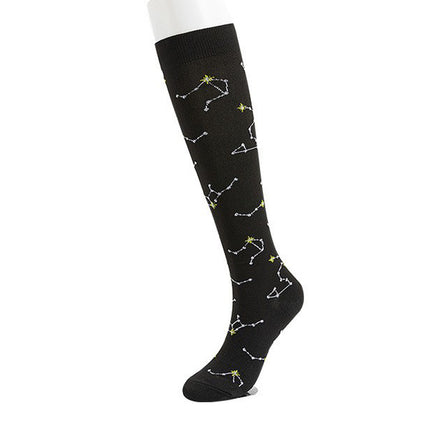 Compression Socks for Men & Women Non-Slip Long Tube Ideal for Running,Nursing,Circulation  1