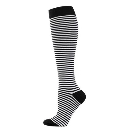 Compression Socks for Men & Women Non-Slip Long Tube Ideal for Running,Nursing,Circulation