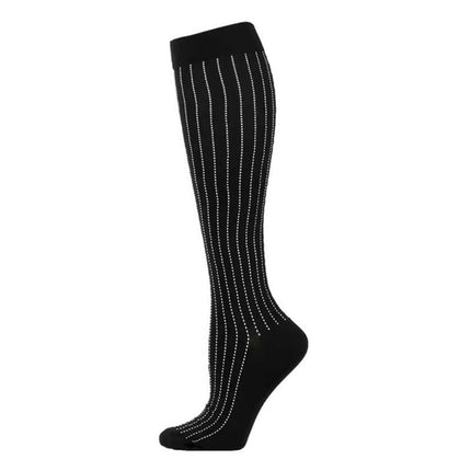 Compression Socks for Men & Women Non-Slip Long Tube Ideal for Running,Nursing,Circulation