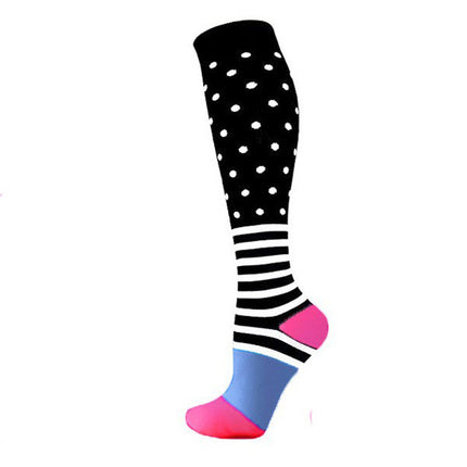 Compression Socks for Men & Women Non-Slip Long Tube Ideal for Running,Nursing,Circulation