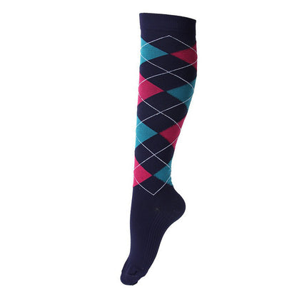 Compression Socks for Men & Women Non-Slip Long Tube Ideal for Running,Nursing,Circulation