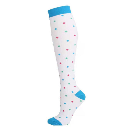 Compression Socks for Men & Women Non-Slip Long Tube Ideal for Running,Nursing,Circulation