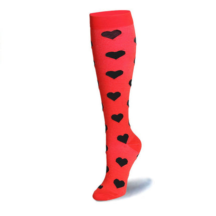 Compression Socks for Men & Women Non-Slip Long Tube Ideal for Running,Nursing,Circulation  1