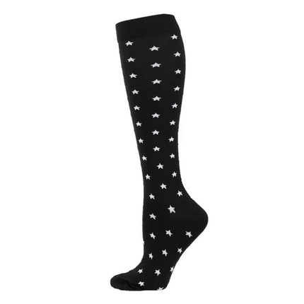 Compression Socks for Men & Women Non-Slip Long Tube Ideal for Running,Nursing,Circulation  1