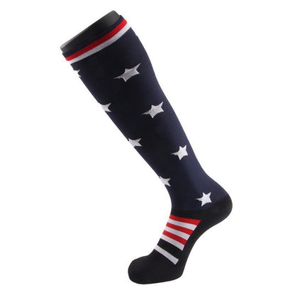 Compression Socks for Men & Women Non-Slip Long Tube Ideal for Running,Nursing,Circulation  2