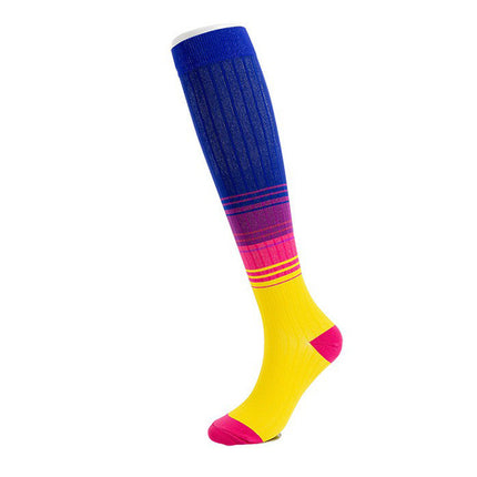 Compression Socks for Men & Women Non-Slip Long Tube Ideal for Running,Nursing,Circulation