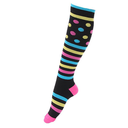 Compression Socks for Men & Women Non-Slip Long Tube Ideal for Running,Nursing,Circulation  3