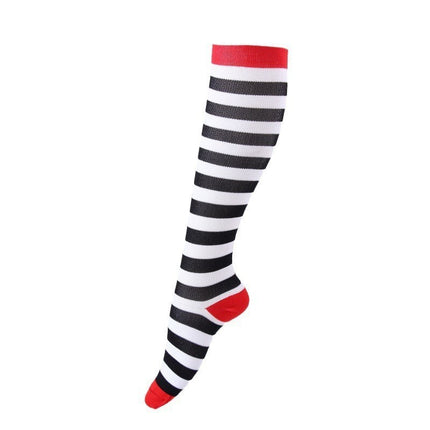 Compression Socks for Men & Women Non-Slip Long Tube Ideal for Running,Nursing,Circulation