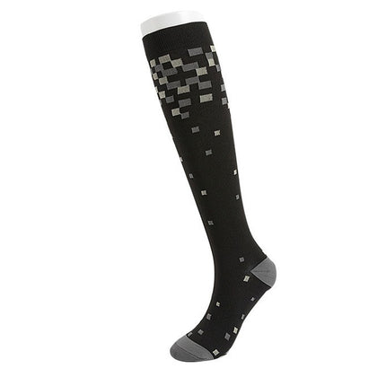 Compression Socks for Men & Women Non-Slip Long Tube Ideal for Running,Nursing,Circulation