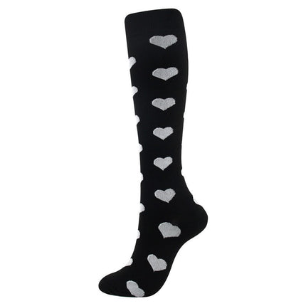 Compression Socks for Men & Women Non-Slip Long Tube Ideal for Running,Nursing,Circulation  1