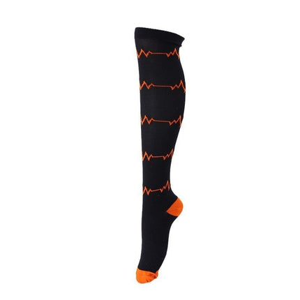 Compression Socks for Men & Women Non-Slip Long Tube Ideal for Running,Nursing,Circulation  2