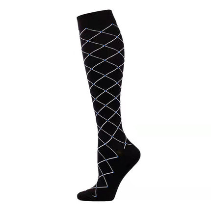 Compression Socks for Men & Women Non-Slip Long Tube Ideal for Running,Nursing,Circulation  1