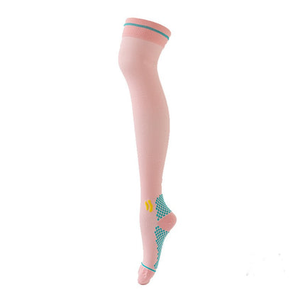 Men's and Women's Extended Over-the-Knee Compression Socks  - Suitable for Running, Traveling