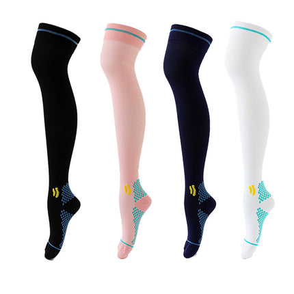 Men's and Women's Extended Over-the-Knee Compression Socks  - Suitable for Running, Traveling