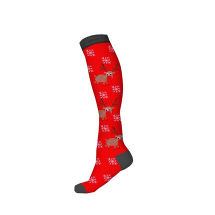 Men's and Women's Patterned Halloween Spooky Sports Muscle Socks Support Blood Circulation