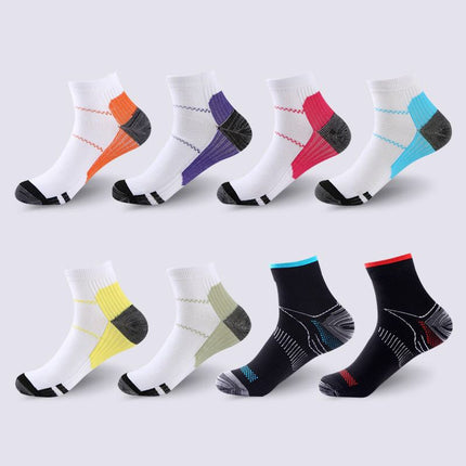 Men's and Women's Compression Socks Plantar Fasciitis Socks Low Top Arch Support Sports Socks