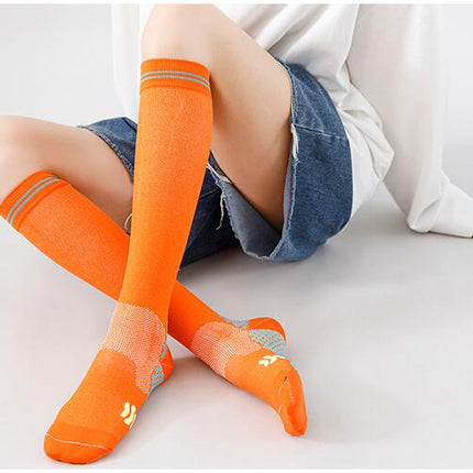 Women's Compression Socks Men's Knee Running Socks Travel Flight Youth Sports Socks