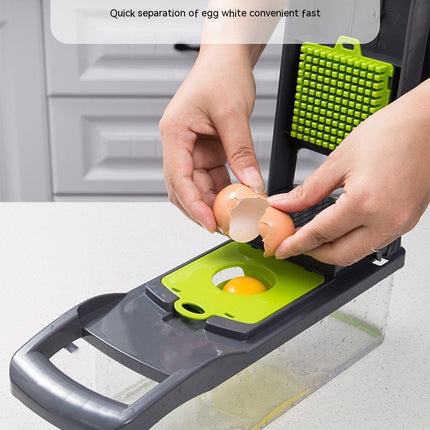 Vegetable Multi-function Chopper 13 in 1 Food Chopper Slicer Vegetable Cutter with Container