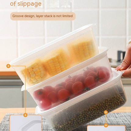 BPA-Free Plastic Sealed Plastic Fresh Keeping Refrigerator Containers With Lids