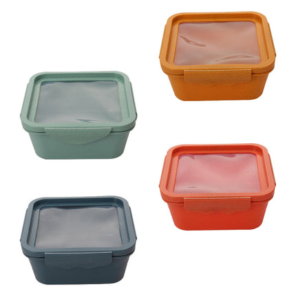 Plastic Storage Containers Stackable Refrigerator Organizer Kitchen Containers With Lids