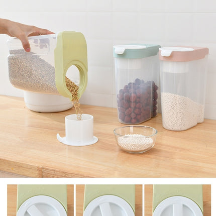 Kitchen Storage Container with Measuring Great for Cereal, Rice and More