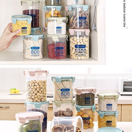 Airtight Food Storage Containers with Lids, Plastic Canister for Storage