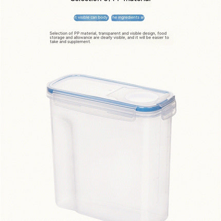 Airtight Food Storage Containers with Lids, Plastic Canister Set for Organization and Storage