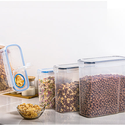 Airtight Food Storage Containers with Lids, Plastic Canister Set for Organization and Storage