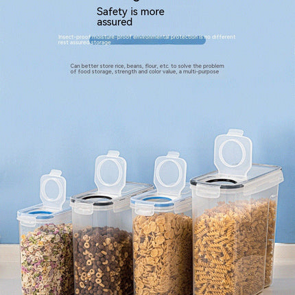 Airtight Food Storage Containers with Lids, Plastic Canister Set for Organization and Storage