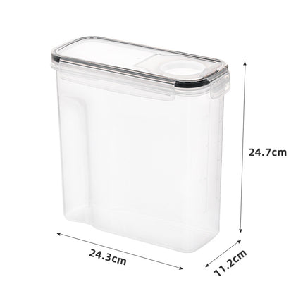 Airtight Food Storage Containers with Lids, Plastic Canister Set for Organization and Storage