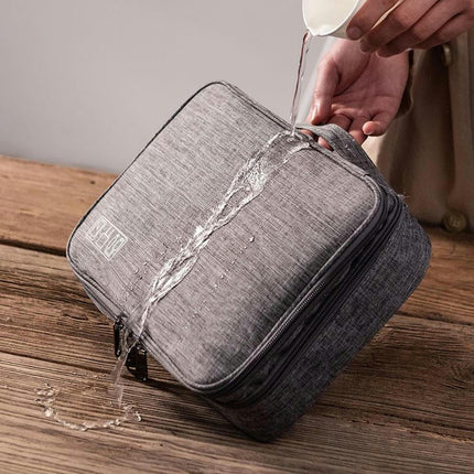 Multifunctional Large Storage Case Electronics Organizer Travel Cable Organizer Bag