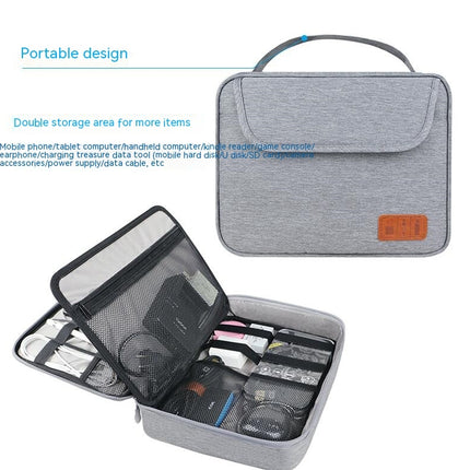 Travel Cable Organizer Pouch Carry Case Portable Waterproof Storage Bag