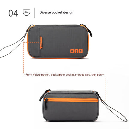 Electronic Organizer Pouch Bag, 3 Compartments Travel Organizer Bag Portable Storage Case