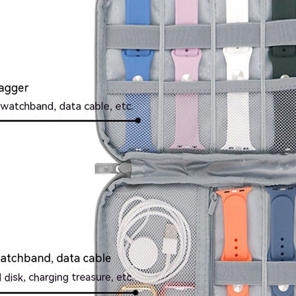 Organizer and Storage Holder Bag Waterproof Travel Wirstband Pouch for Bands and Accessories