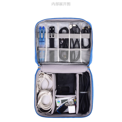 Portable Large Storage Case Electronics Organizer Travel Cable Organizer Bag