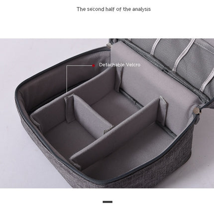 Portable Large Storage Case Electronics Organizer Travel Cable Organizer Bag