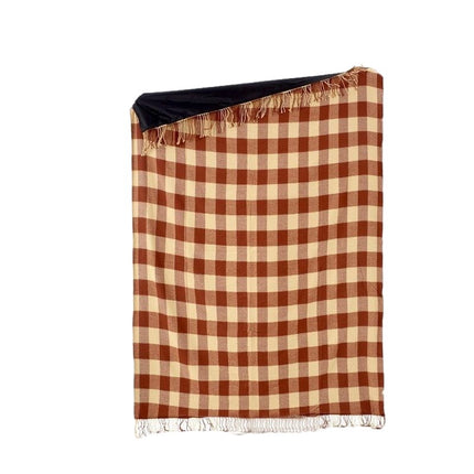 Oversized Picnic Blanket Waterproof Plaid Mat Portable Outdoor Camping Mat