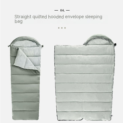 Outdoors Cotton Sleeping Bag for Camping Backpacking,Warm and Comfortable Envelope Sleeping Bags