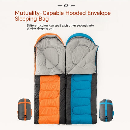 Outdoors Cotton Sleeping Bag for Camping Backpacking,Warm and Comfortable Envelope Sleeping Bags