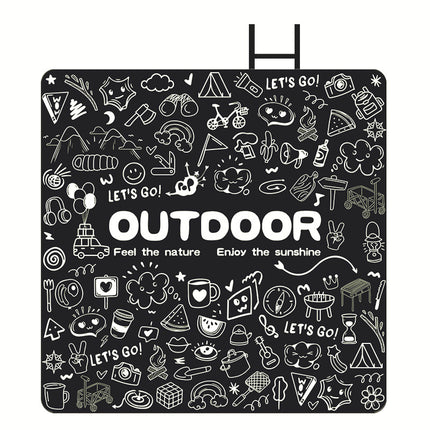 Outdoor Moisture-proof Mat Camping Mat-Waterproof Non-stick Grass Beach Mat