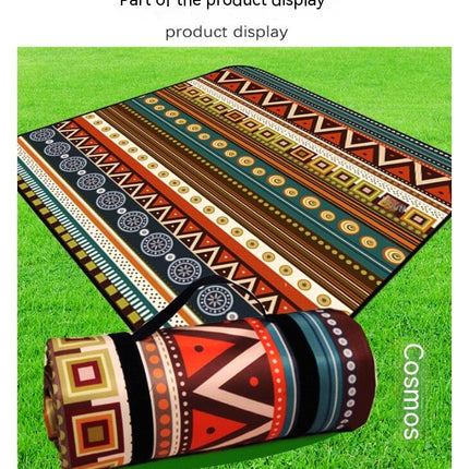 Extra Large Picnic Blanket Waterproof Camping Mat Rug national style Outdoor Mat 1