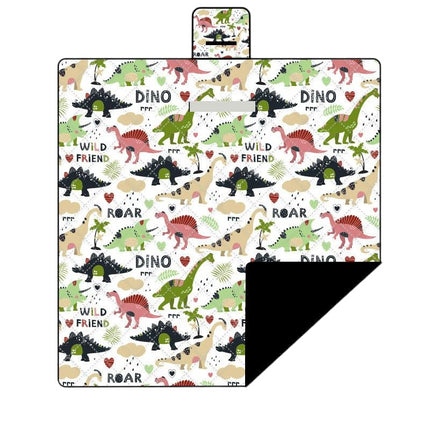 Portable Picnic Mat Cartoon Cute Animal Picnic Mat for Travel Camping Hiking Model A