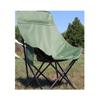 Military Green High Back Moon Chair